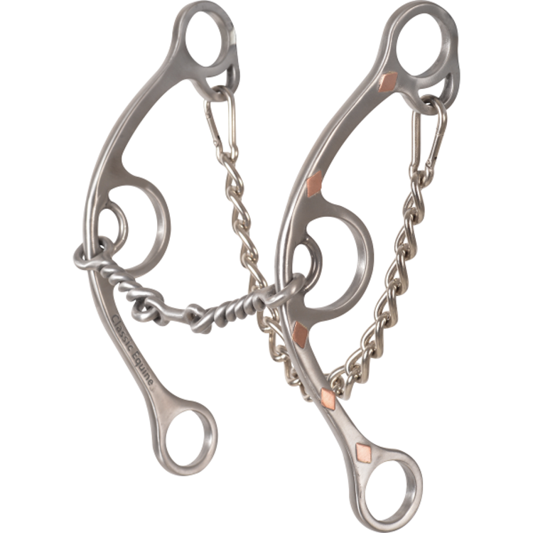 Classic Equine Sherry Cervi Long Shank II Twisted Wire Dogbone