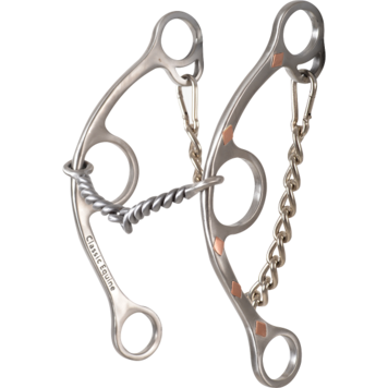 Classic Equine Sherry Cervi Long Shank Twisted Wire Snaffle