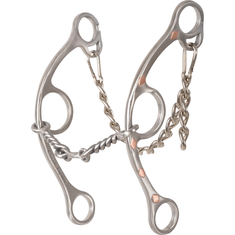 Classic Equine Sherry Cervi Long Shank Twisted Wire Dogbone
