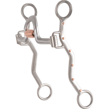 Classic Equine Rickey Green 7" Gentle Setter Port Roller Bit