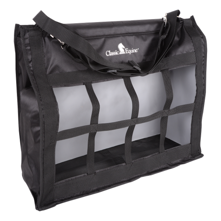 Classic Equine Top Load Hay Bag Black