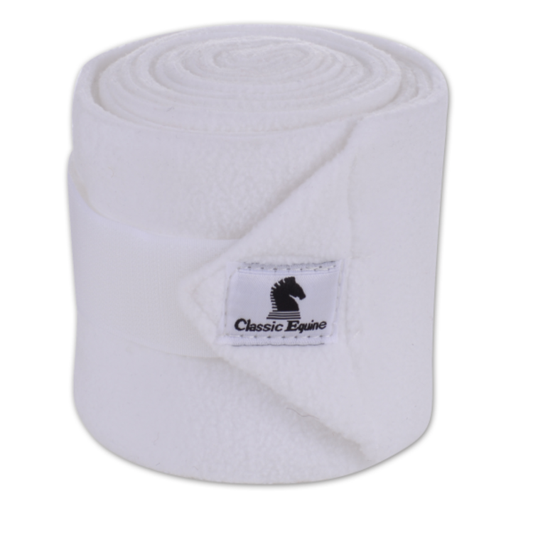 Classic Equine Polo Wraps White