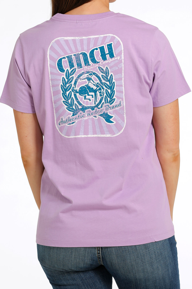 Cinch Authentic Rodeo Brand Lilac Tee