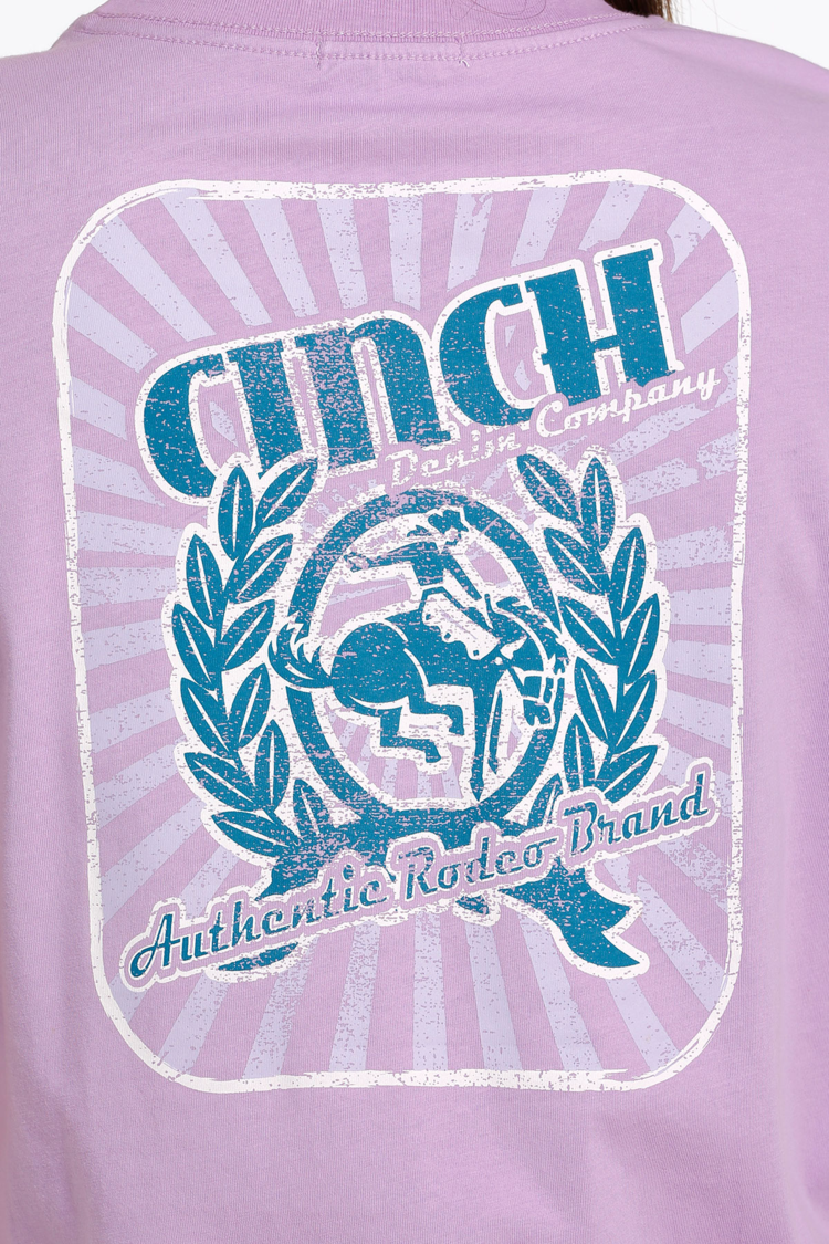 Cinch Authentic Rodeo Brand Lilac Tee