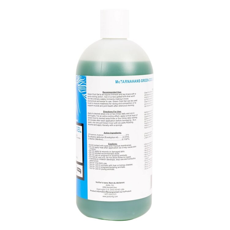 McTarnahans Green Cool Liniment Gel