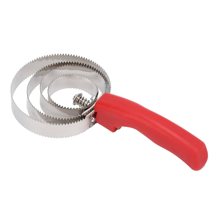 Reversible Metal Curry Comb Red