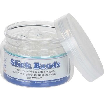 Tail Tamer Slick Bands Clear