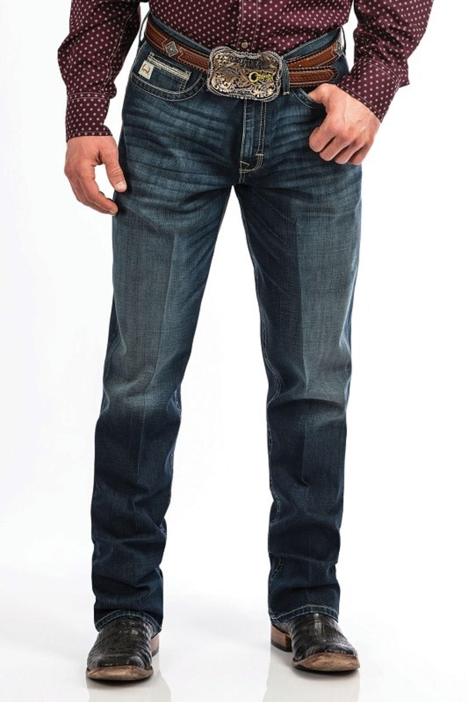 Men's Cinch Jeans, Sawyer, Dark Wash