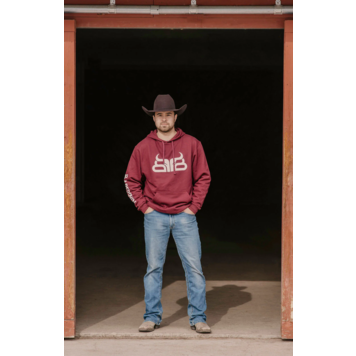 Baredown Brand Maroon Baredown Hoodie