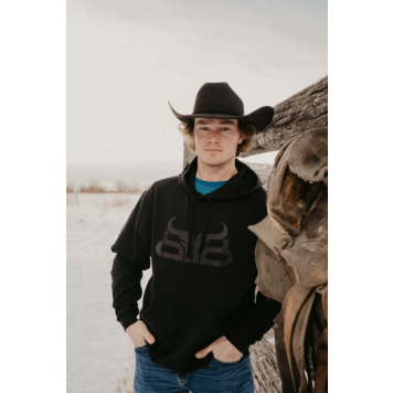 Baredown Brand Midnight Hoodie Black