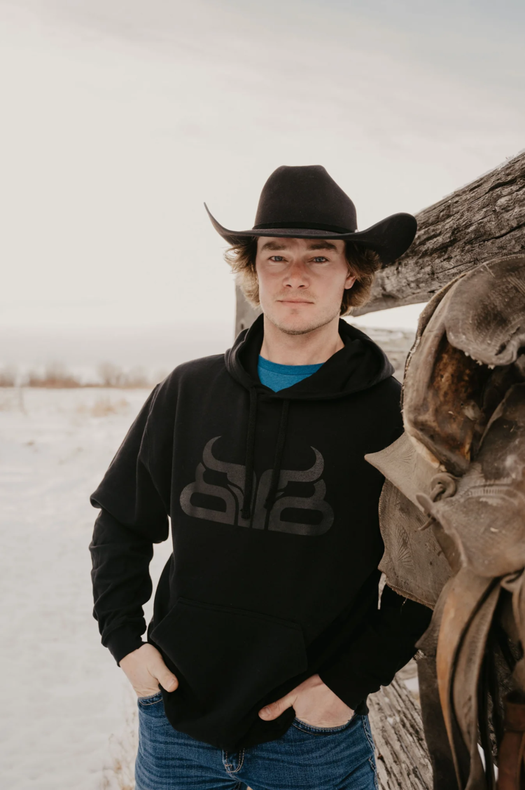 Baredown Brand Midnight Hoodie Black