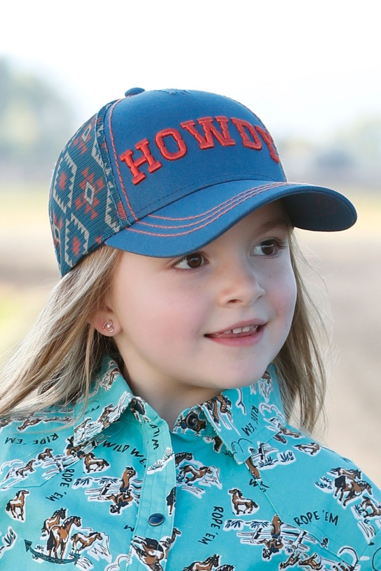 Cruel Denim Girls Howdy Mesh Trucker Cap