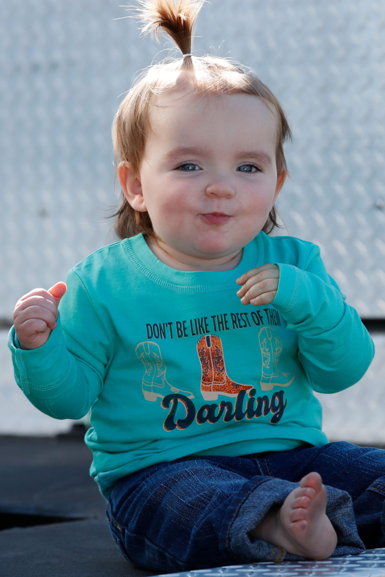 Cruel Denim Toddler Darling Tee Turquoise