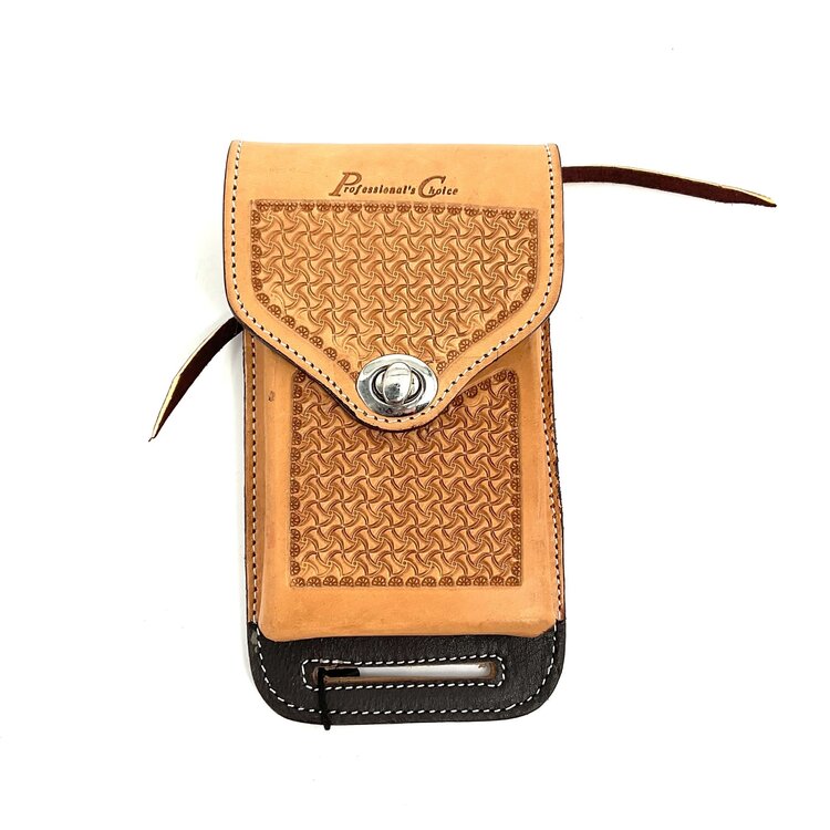 Professional's Choice Leather Cell Phone Case Geometric