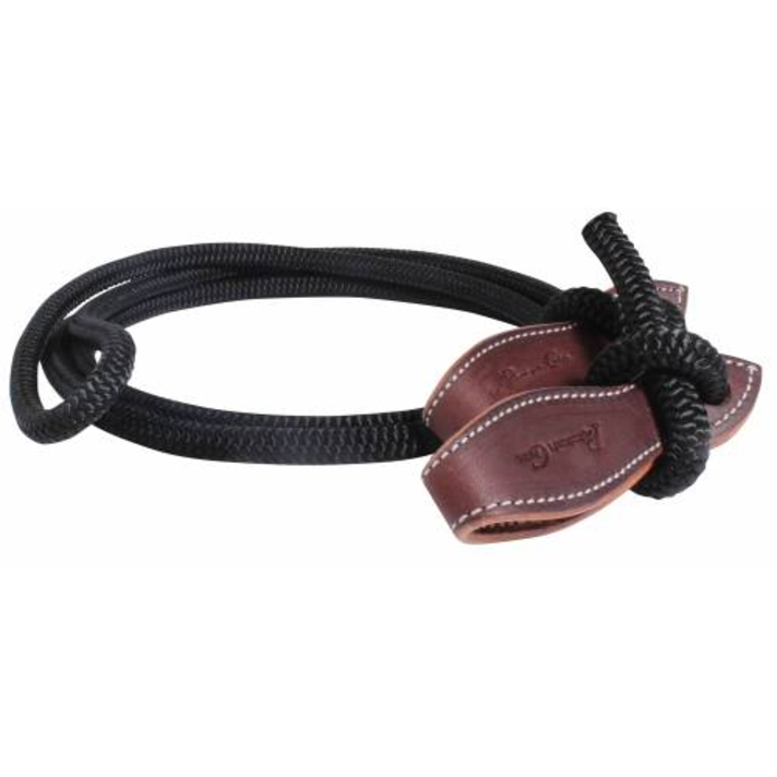 Showman ® Rubber covered rope tie down with Argentina cow leather stra –  Dark Horse Tack Company