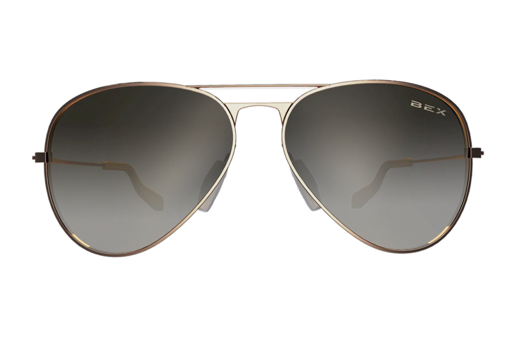 BEX Sunglasses WESLEY Rose Gold/Brown