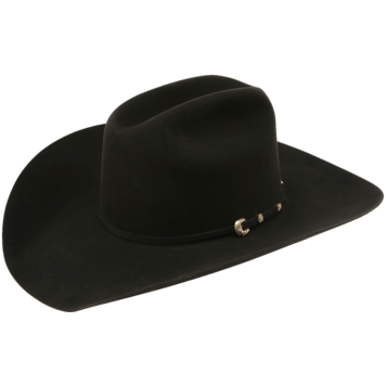 American Hat Company 7X Felt Hat 4 1/4 Brim Black
