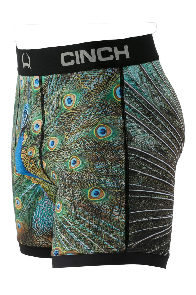 Cinch 6" Peacock Boxer Brief Multi