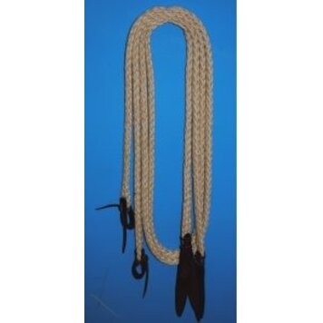 Double Diamond Halter Company 8' x 1" Flat Poly Split Rein Tan