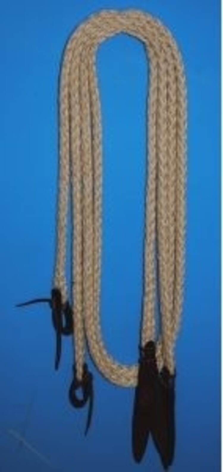 Double Diamond Halter Company 8' x 1" Flat Poly Split Rein Tan
