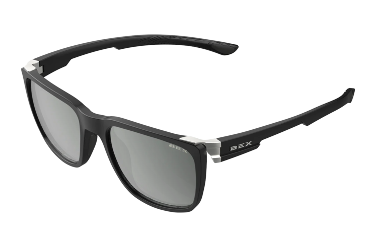 BEX Sunglasses ADAMS Black/Gray Silver