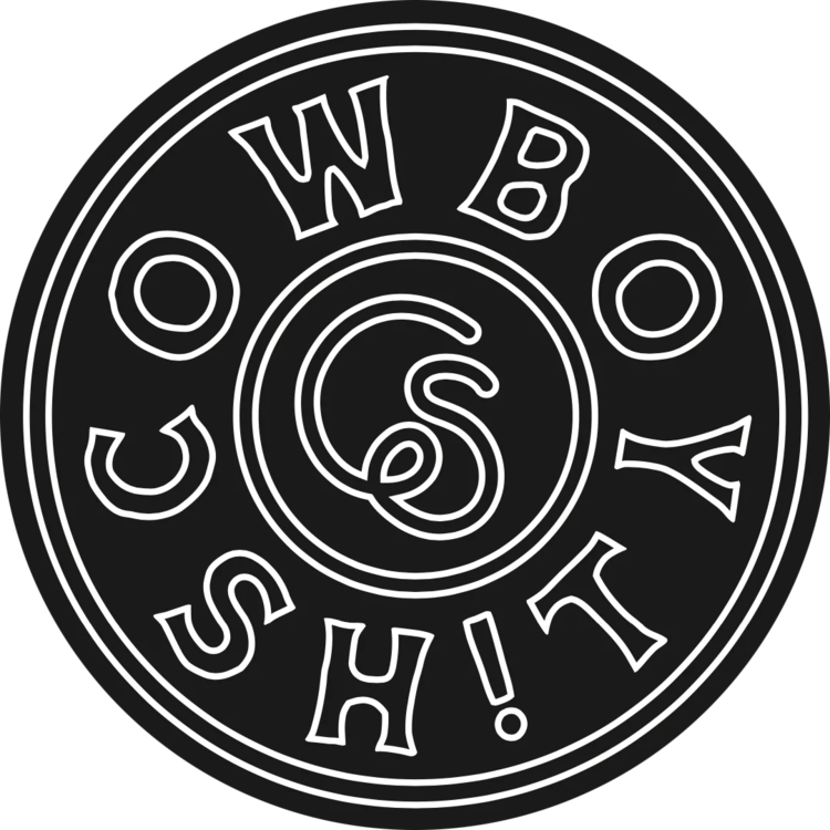 Cowboy Sh*t Radial Sticker 3.5"