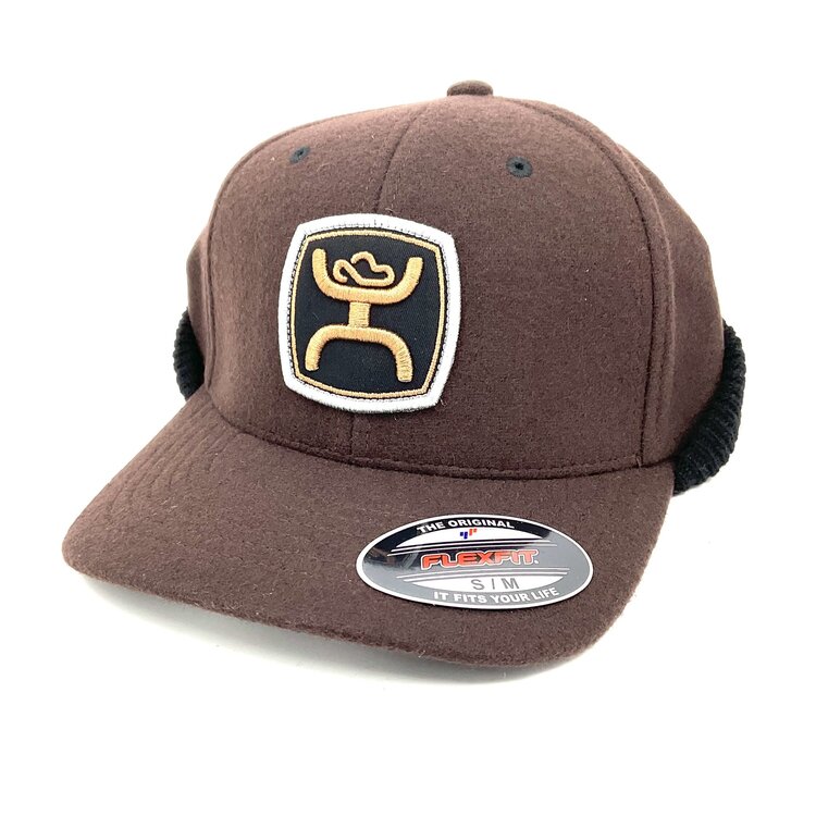 HOOey Out Cold Ear Flap Flexfit Brown