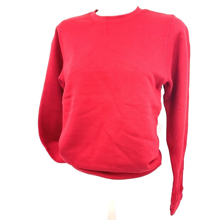 Frontier Unisex Bamboo Fleece Crewneck Sweatshirt Retro Red