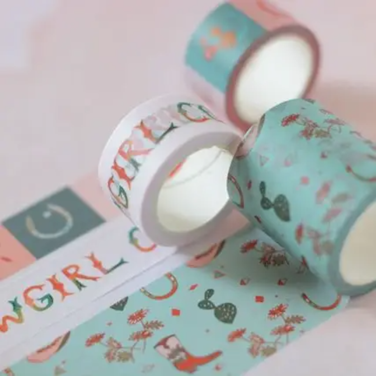 Western Cowgirl Washi Tape