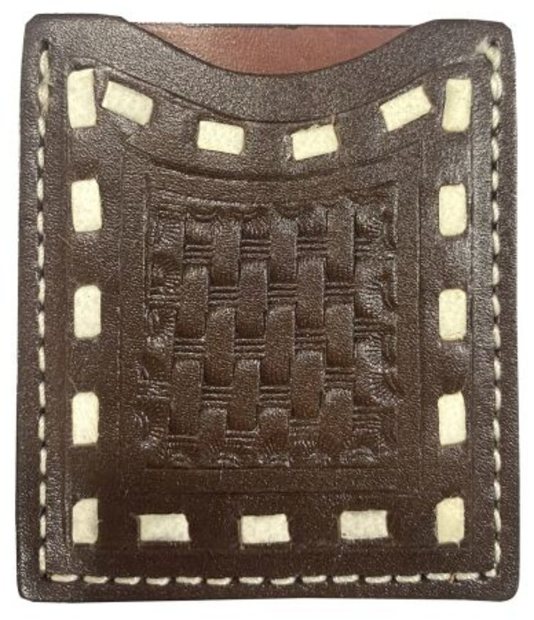 Shiloh Stick On Hair On Cell Phone Card Wallet Basket Tooled