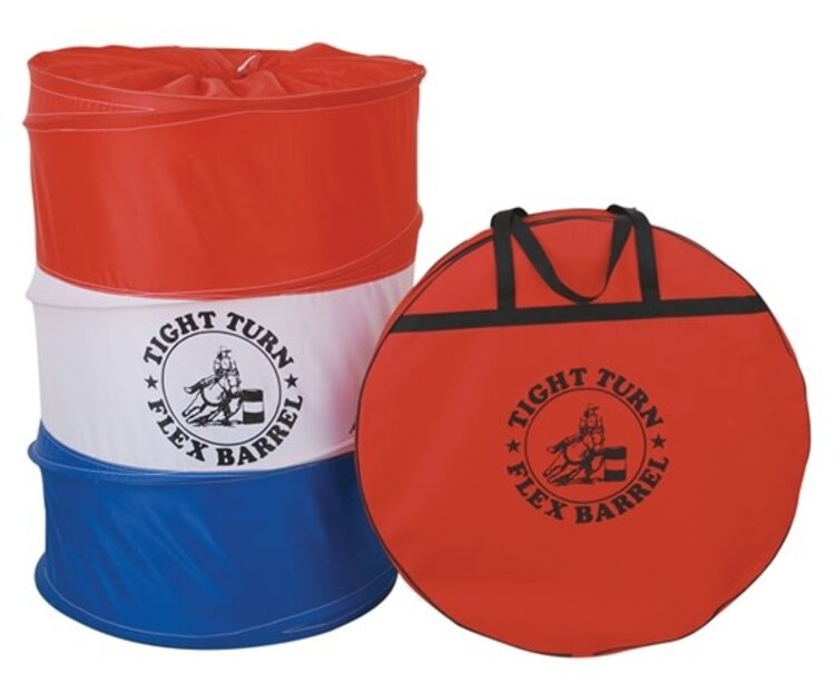 American Heritage Equine Tight Turn Flex Barrels Red White Blue