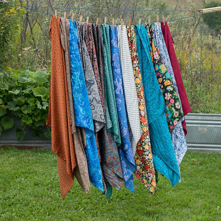 Brown Creek Wild Rags Print Silk Wild Rags | 36"