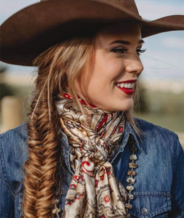 Brown Creek Wild Rags Print Silk Wild Rags | 36"