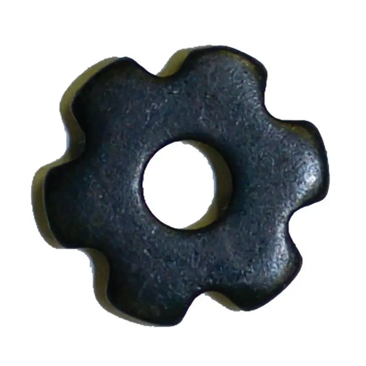 Metalab Black Satin 6 Point Rowels