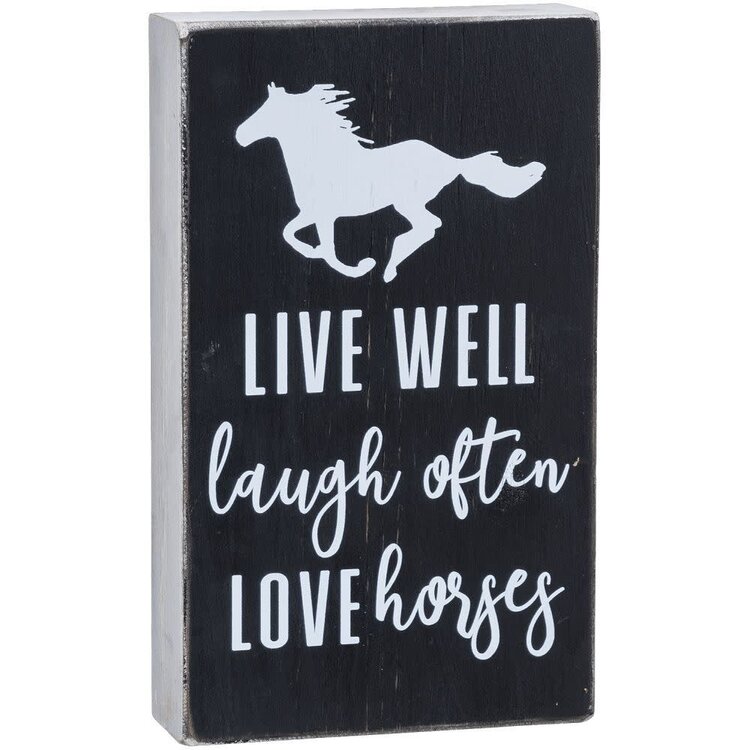 Tough 1 Horse Live Well Sign