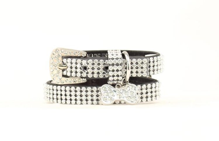 Nocona 3/4" Super Bling Dog Collar
