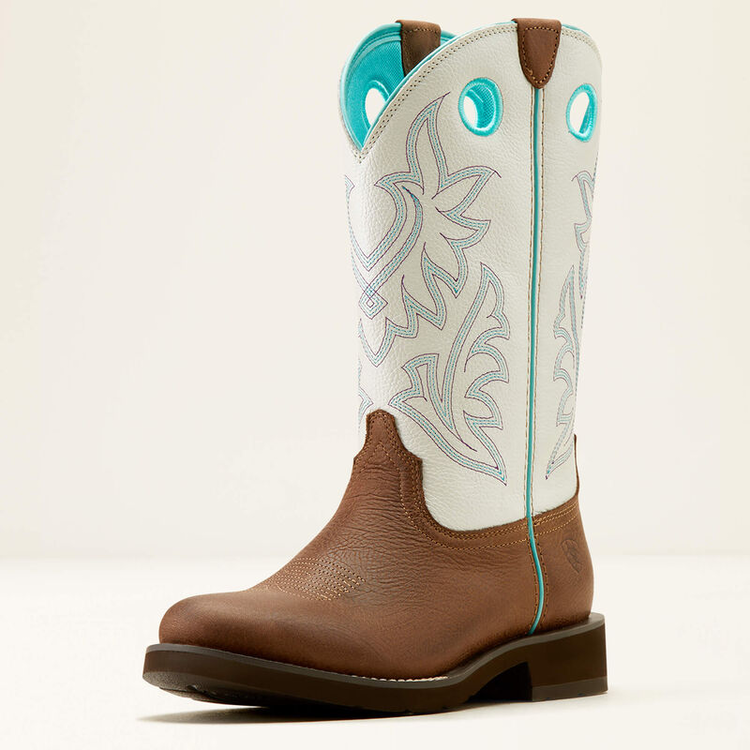 Ariat Elko Boot Dark Cottage/ White Icing