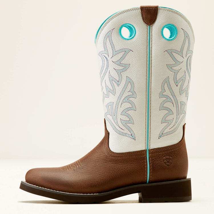 Ariat Elko Boot Dark Cottage/ White Icing