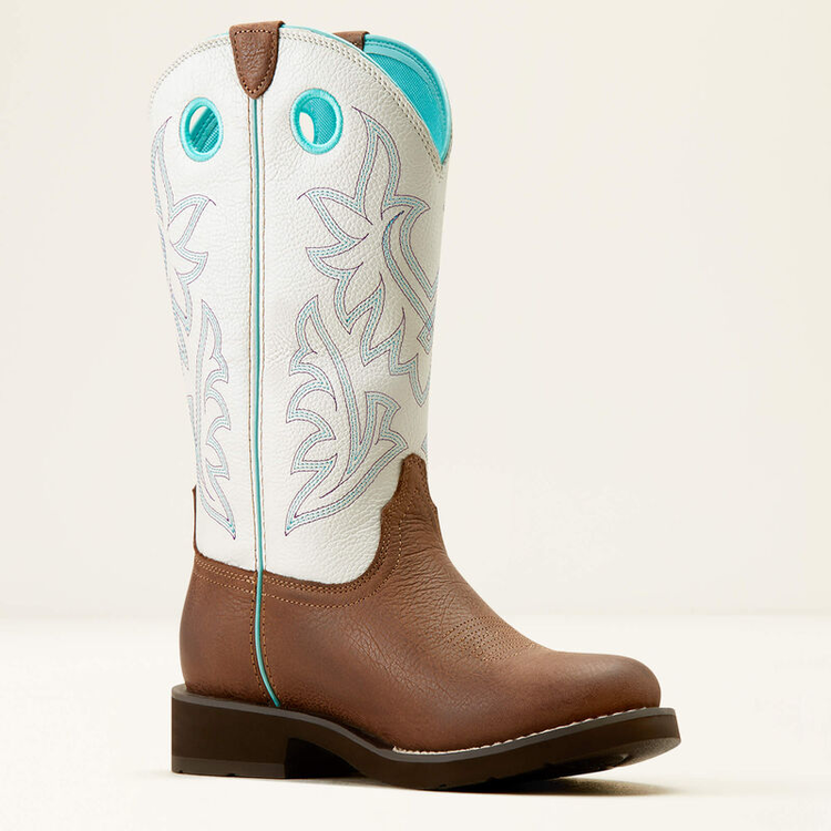 Ariat Elko Boot Dark Cottage/ White Icing