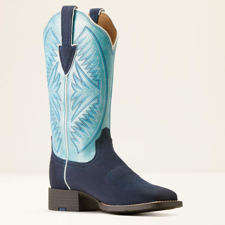 Ariat Round Up Ruidoso Boot Midnight in Marfa Roughout