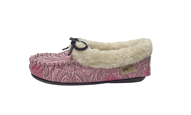 Blazin Roxx Girls Rose Moccasin Slippers