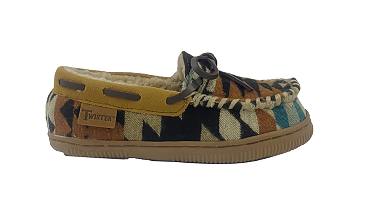 Twister Boy's Milo Moccasin Slippers