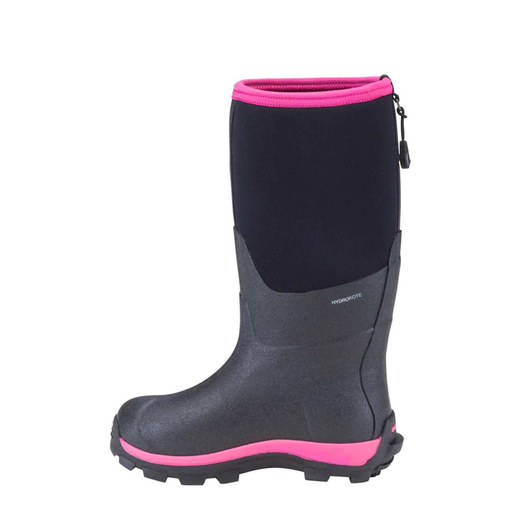 DryShod Kid's Arctic Storm Black/ Pink