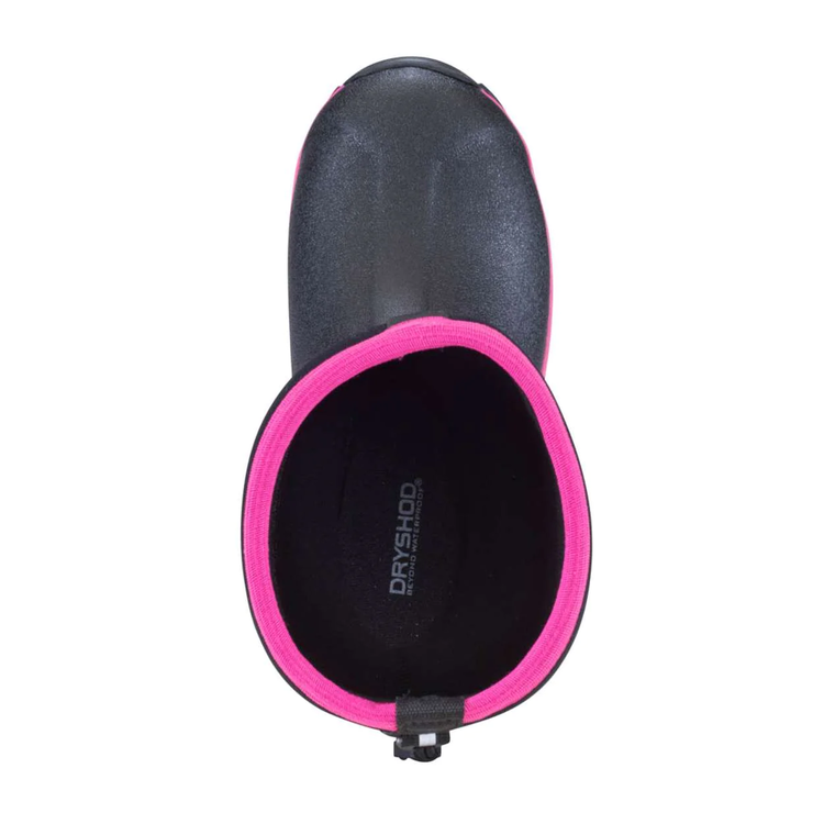 DryShod Kid's Arctic Storm Black/ Pink