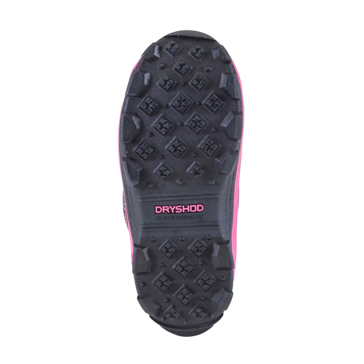 DryShod Kid's Arctic Storm Black/ Pink