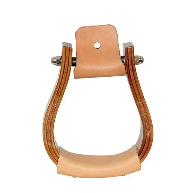 Equi-Sky 2-1/2" Wooden Visalia Stirrups