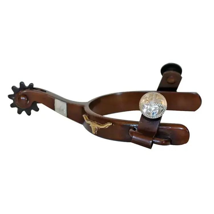 Cowboy Tack T Longhorn Youth Spurs