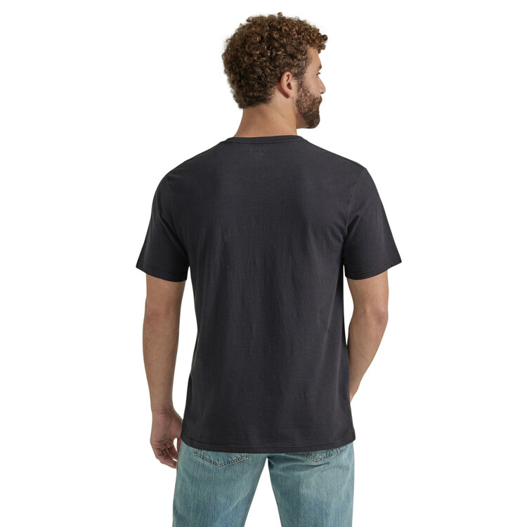 Wrangler God Bless George Strait Graphic Tee Jet Black