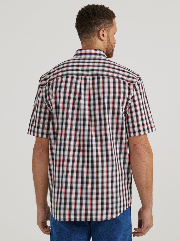 Wrangler Classic SS Button Shirt Black/White