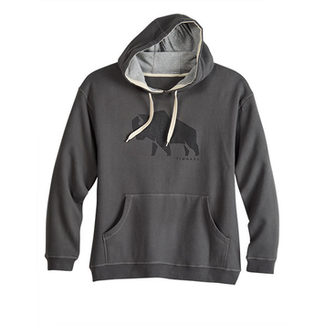 Tin Haul Modern Bull Screen Print Hoodie Grey